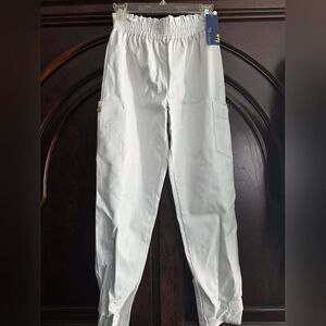 NWT!! Habitual Kids White Faux Leather Detail Cargo Pants